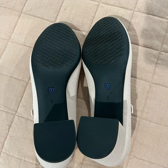 Rothy’s Ballerina Pink Mary Jane Block Heels. SHOES ARE PINK, NOT WHITE! - Picture 9 of 10